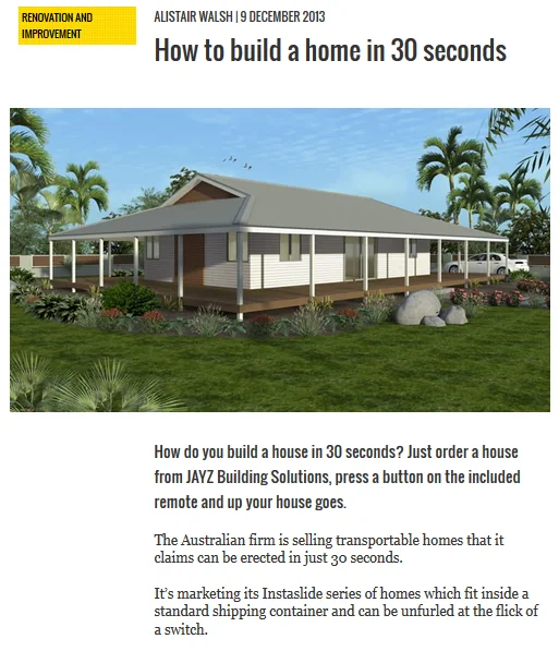 iBuild featured in Property Observer