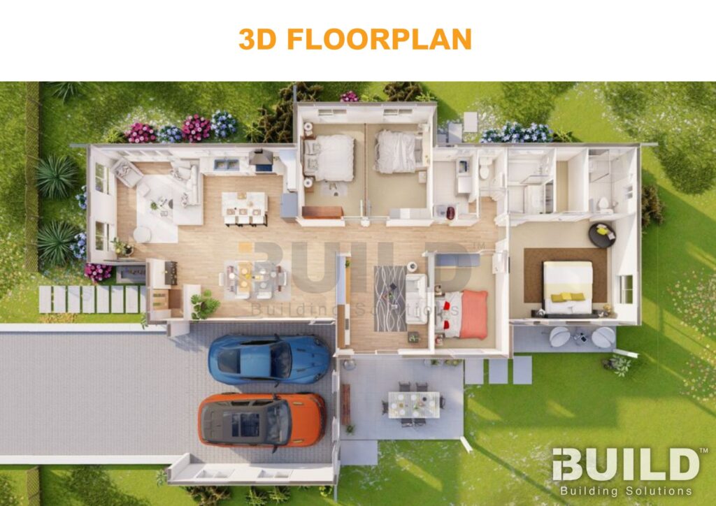 Kit Homes Ballarat 3D Flooplan V2