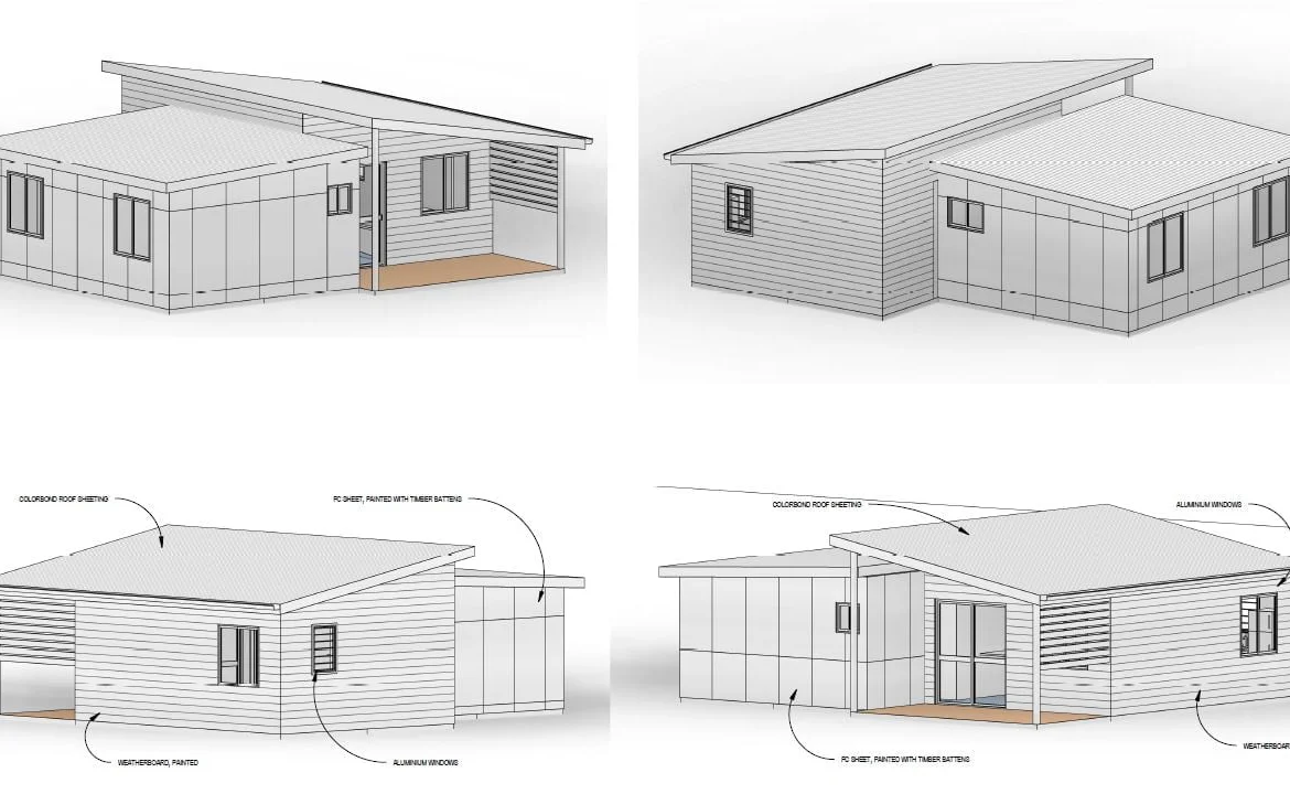 IBuild Lekofly L60 Cabin Conceptual 3D Views