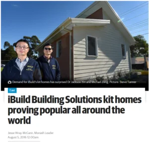 iBuild Kit Homes Herald Sun News Story Image1