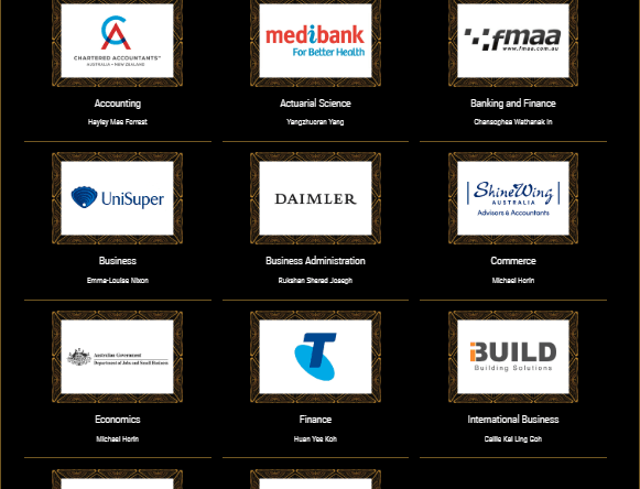 Monash University Excellence Award Industry Support