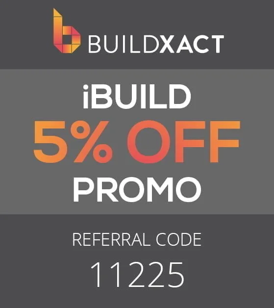 BUILDXACT Referral code