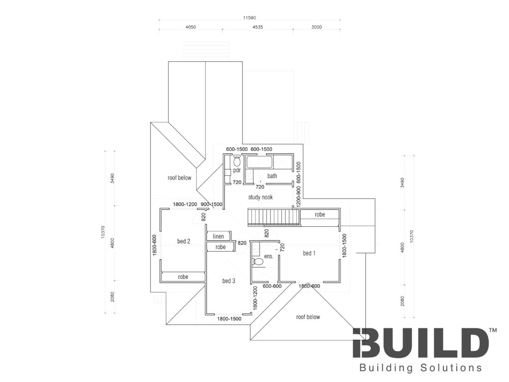 Kit Homes Nowra First Floorplan