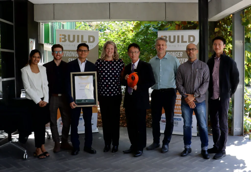 federal mp clare o neil with ibuild team