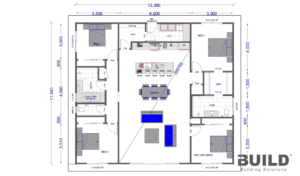 Kit Home Seacrest Floor Plan