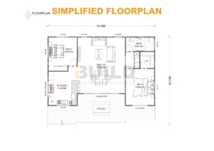 Kit Homes Mackay Simple Floor Plan