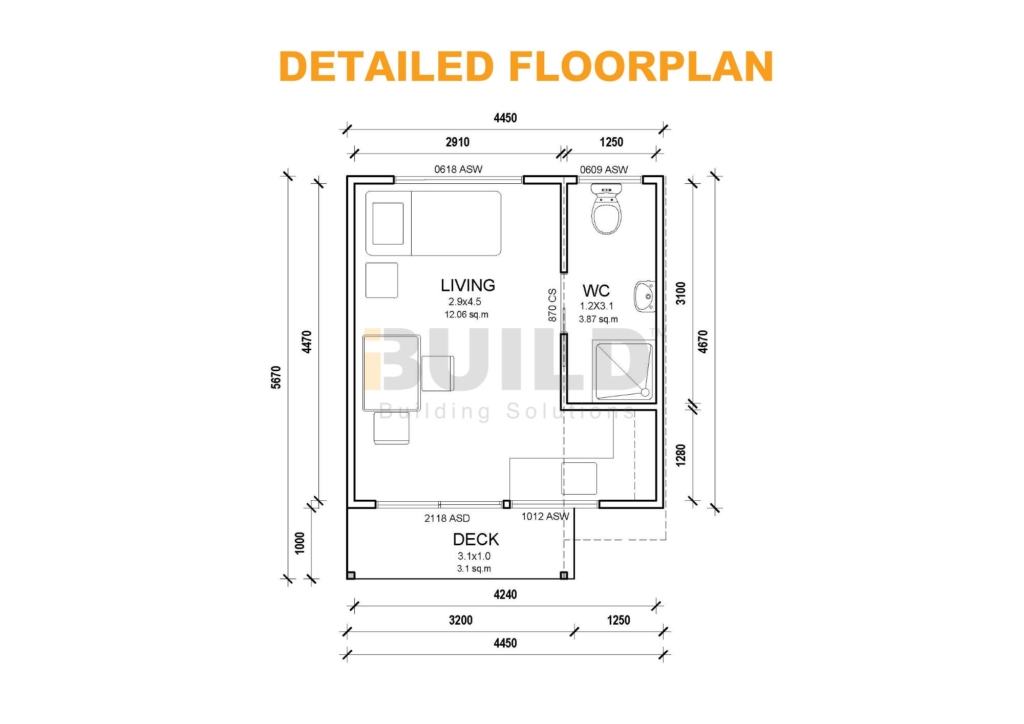 Kit Homes Yass Detailed Floor Plan