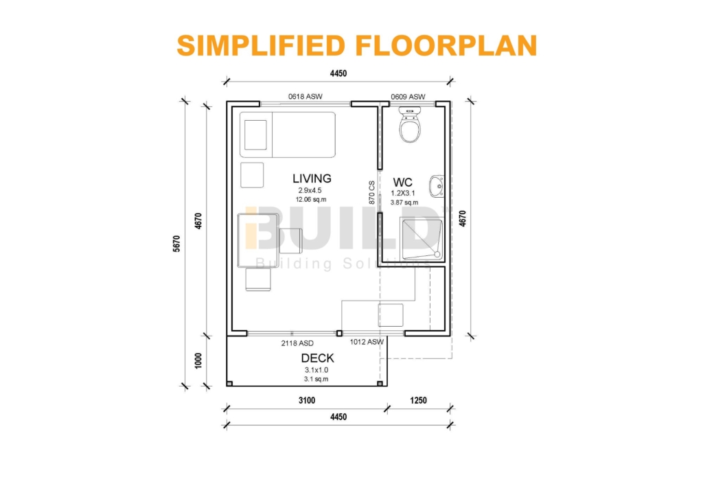 Kit Homes Yass Simplified Floor Plan