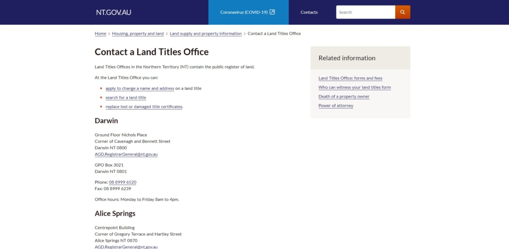 What is a Land Title NT