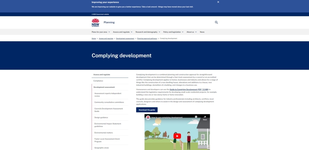 Complying Development Information