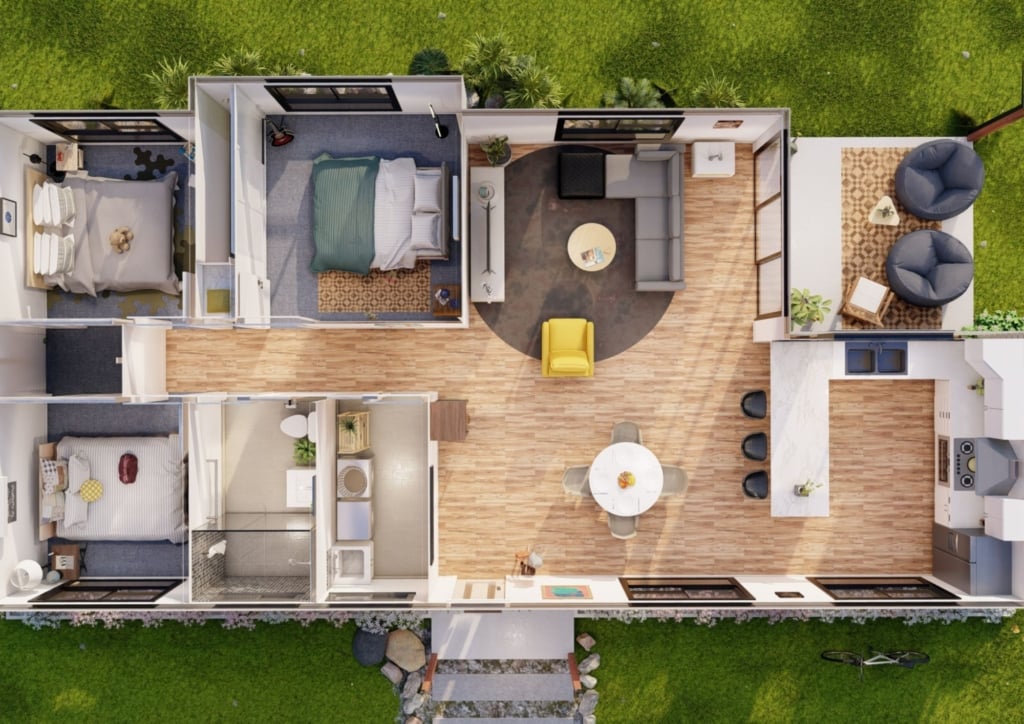 KIT HOMES PENRITH 3D FLOORPLAN