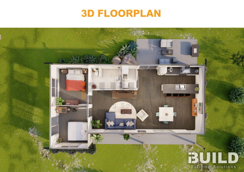Kit Homes Moree 3D Floorplan V2