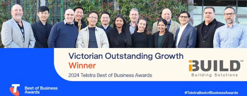 iBuild Telstra Awards Trophy Banner