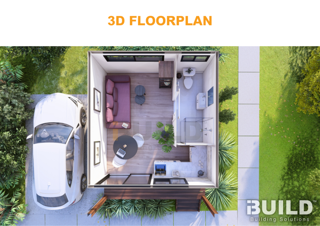 Kit Homes OAKDALE 44 3D FLOORPLAN Watermarked