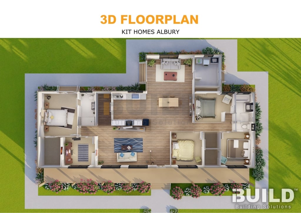 KIT HOMES ALBURY 3D FLOORPLAN Watermarked