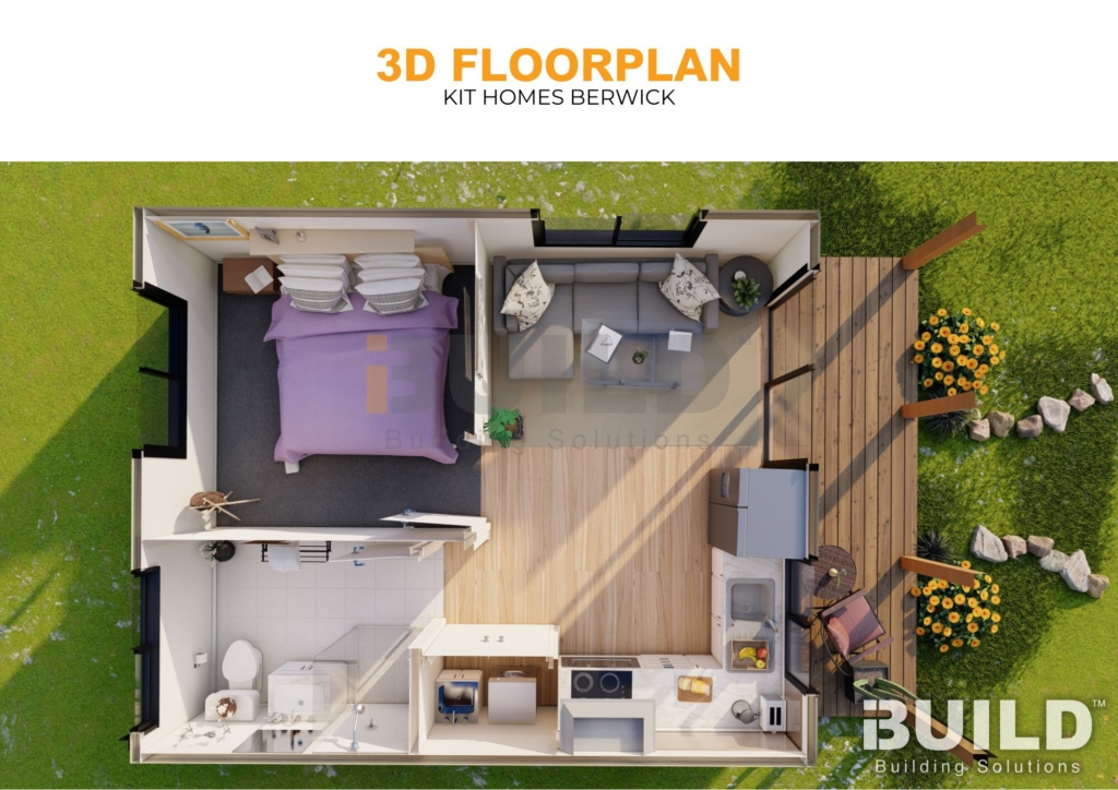 Kit Homes Berwick 3D FLOORPLAN