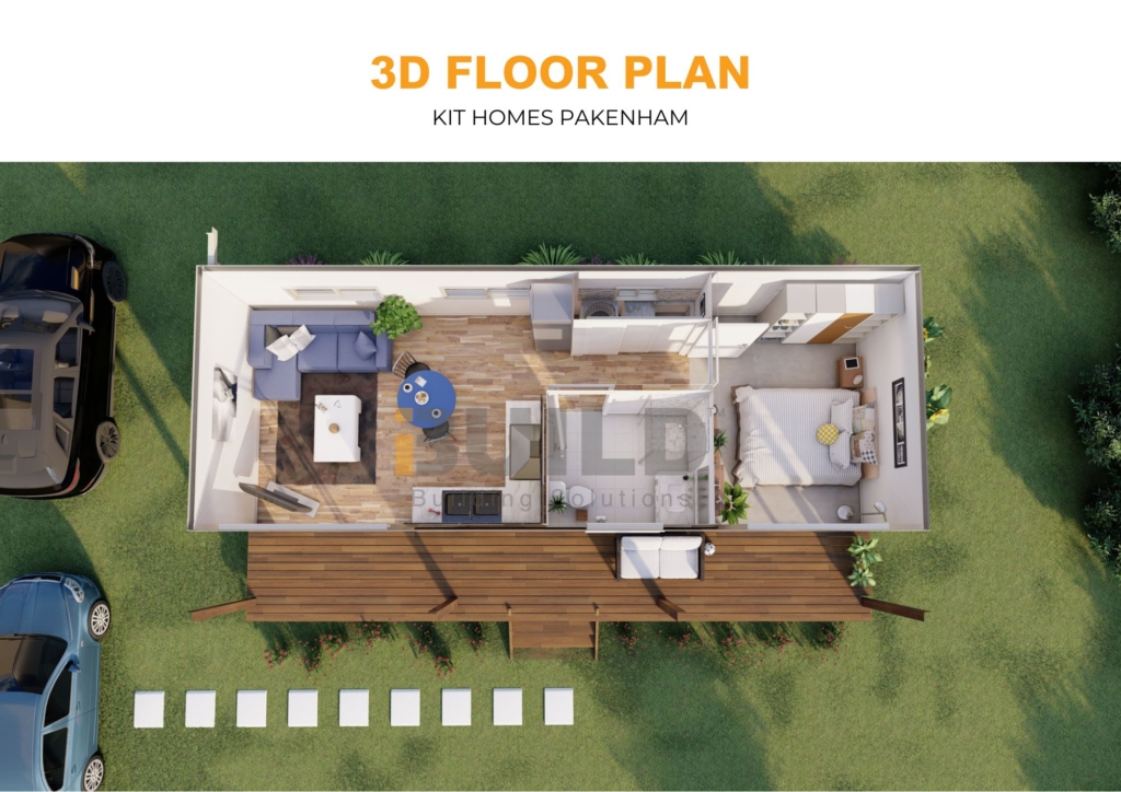 Kit Homes Pakenham 3D FLOOR PLAN
