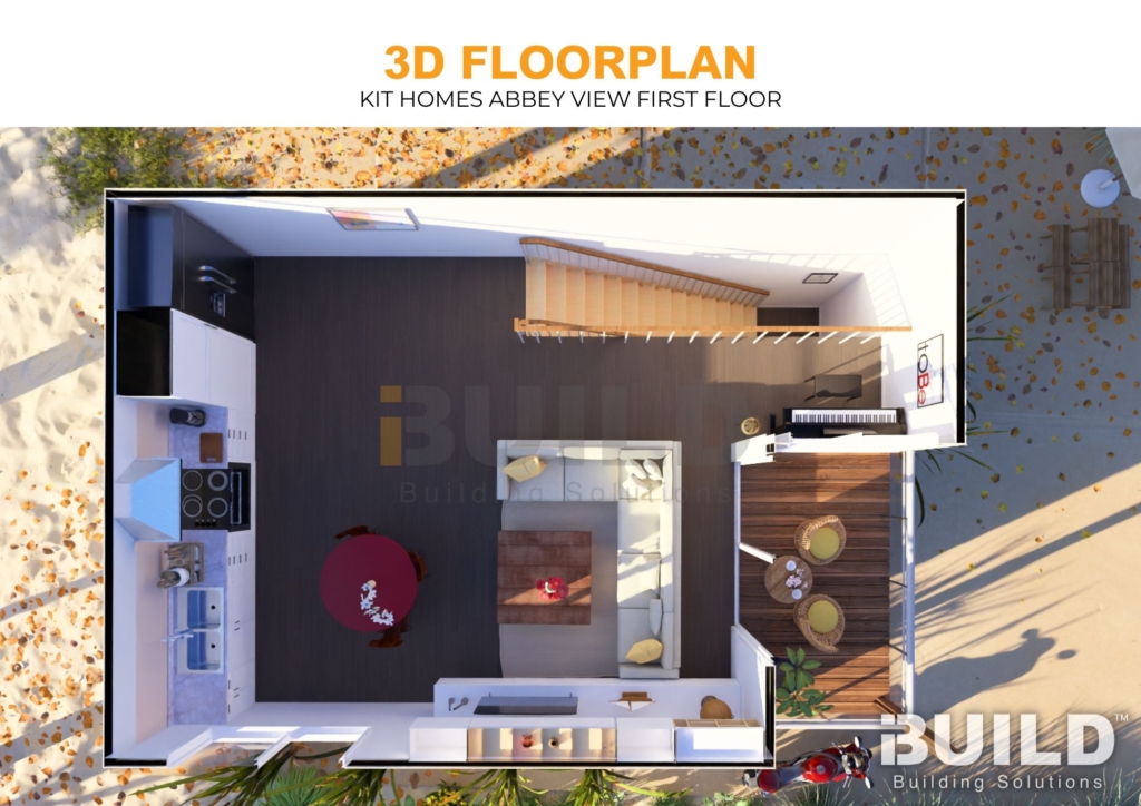 iBuild Kit Homes ABBEY VIEW 3D FLOORPLAN FF