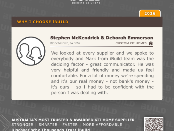 Why i Choose iBuild Stephen McKendrick and Deborah Emmerson