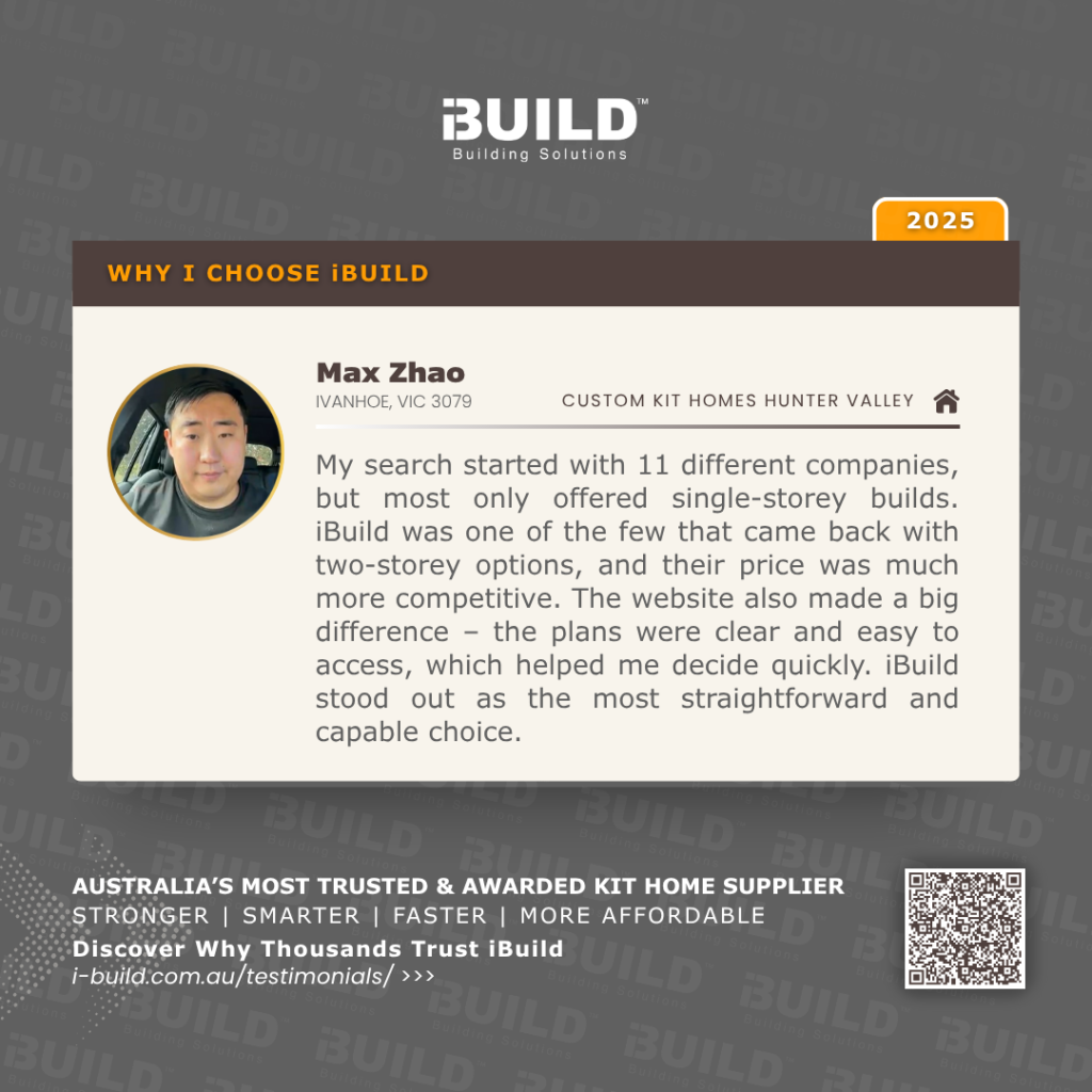 Why Choose iBuild Max Zhao