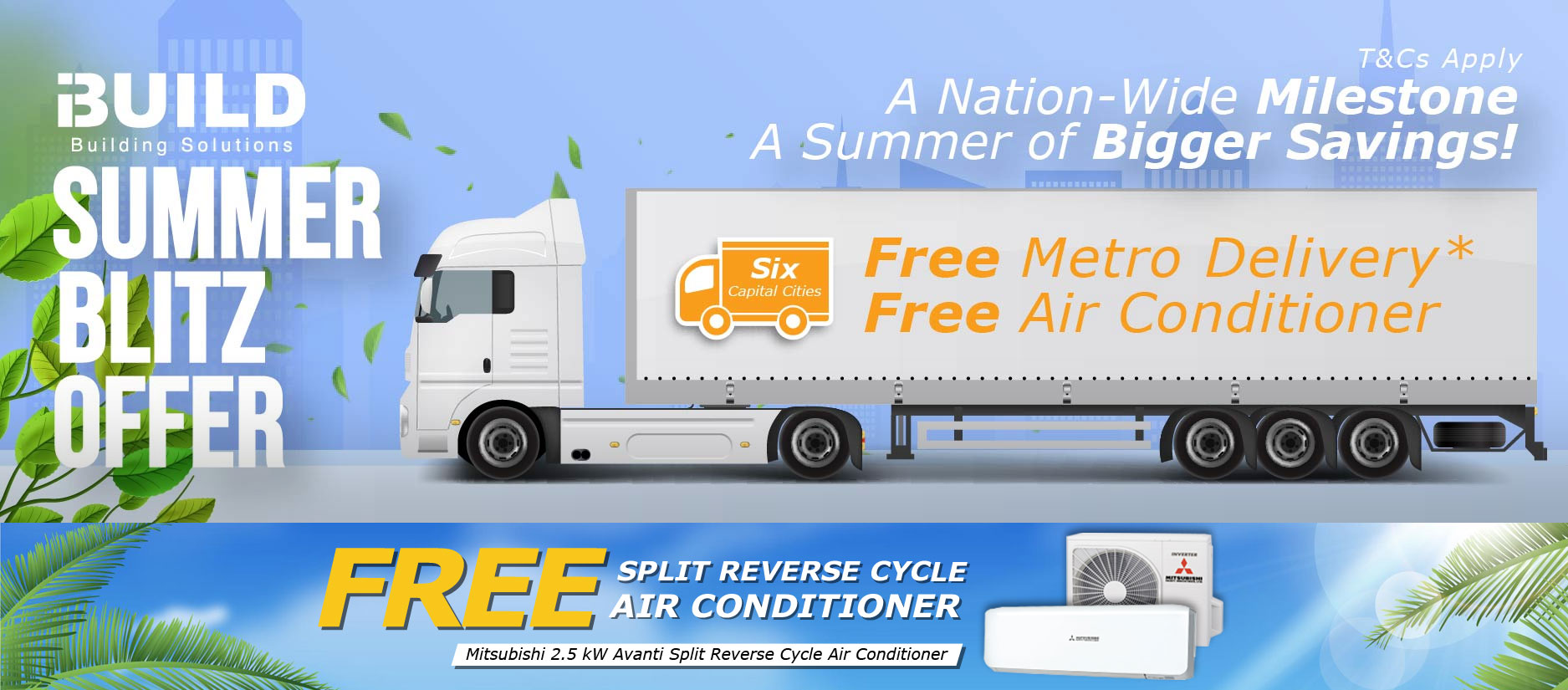 ibuild free metro delivery