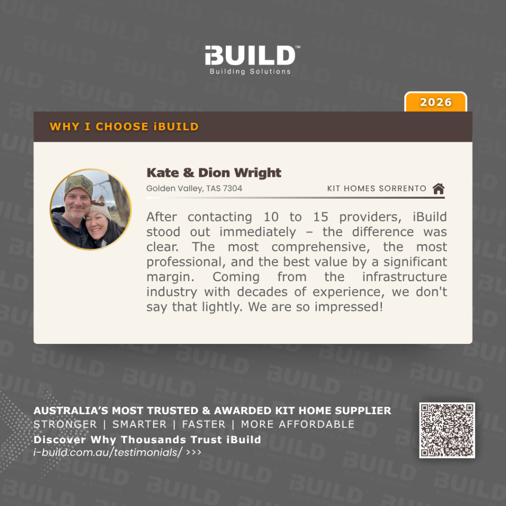 Why I Chose iBuild Kate & Dion Wright