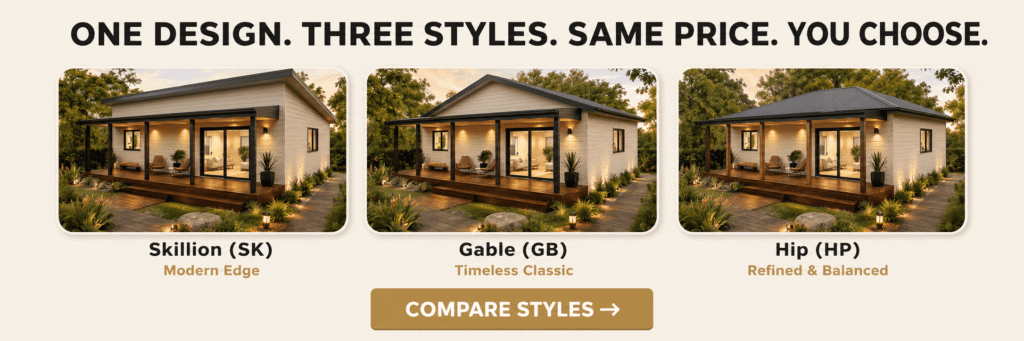iBuild One Design Three Styles Same Price banner 2