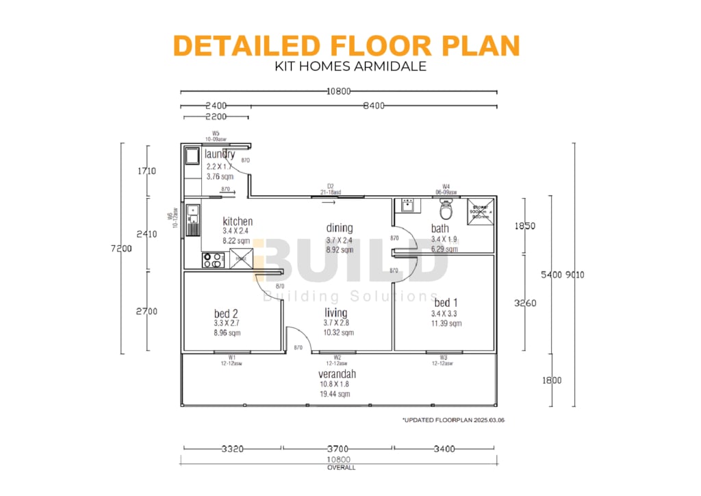 Kit Homes Armidale Detailed_FLOORPLAN