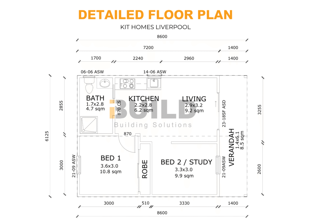 iBuild Kit Homes Liverpool Detailed FLOOR PLAN Watermarked (1)