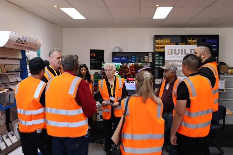 Guests at the Design station at the iBuild Factory Open Day