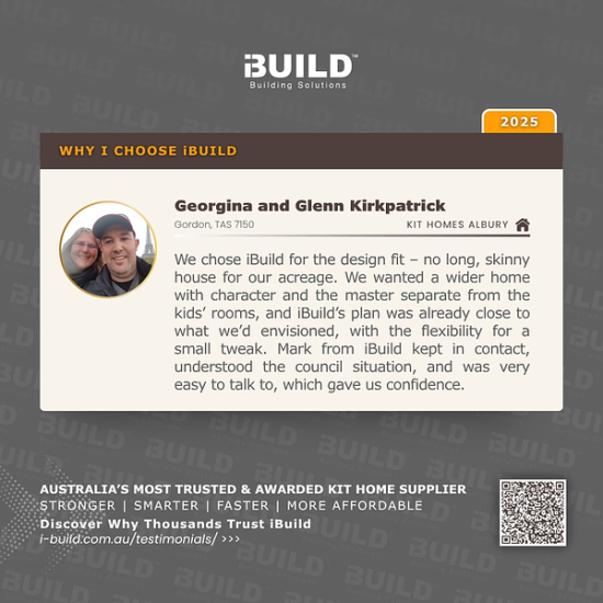 Why Choose iBuild Georgina & Glenn